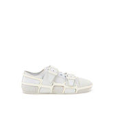 Burberry White Cotton Sneaker -   -  Burberry.